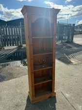 Narrow pine bookcase for sale  SHIPSTON-ON-STOUR