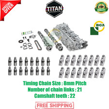 KIT DE CORRENTE DE TEMPORIZAÇÃO CITROEN PEUGEOT DV5 1.5 HDI 8MM CARCAÇA DE EIXO DE COMANDO + KIT DE RECONSTRUÇÃO comprar usado  Enviando para Brazil