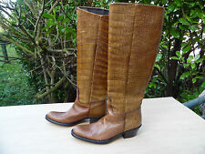 Bottes santiag cuir d'occasion  Chennevières-sur-Marne