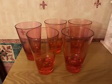 Tumblers tall acrylic for sale  SCUNTHORPE