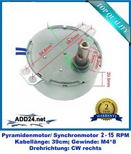 Usado, Synchronmotor, Pyramidenmotor, AC 230V (2; 5; 10; 15 RPM/ TYC CW / KTYZ CW, CCW) comprar usado  Enviando para Brazil