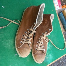 Leather converse allstar for sale  WATFORD