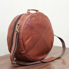 Bolso de Tambor Redoblante de Cuero 14 x 5.5" Pulgadas Estuche Correa para el Hombro Acolchado NUEVO segunda mano  Embacar hacia Mexico