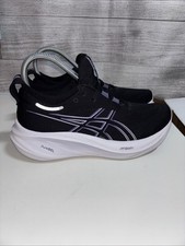 Tênis de corrida Asics feminino tamanho 7 gel Nimbus 26 1012B601 preto comprar usado  Enviando para Brazil