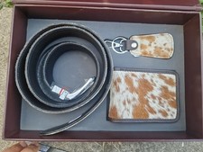Handmade cowhide leather for sale  BOLTON