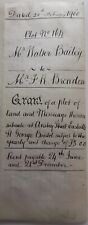 Bristol document indenture for sale  UK