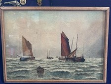 Antique seascape fishing for sale  Syracuse