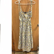 Vestido maxi feminino padrão social floral sem mangas Cottagecore tamanho XL comprar usado  Enviando para Brazil