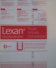 Qty lexan polycarbonate d'occasion  Expédié en Belgium