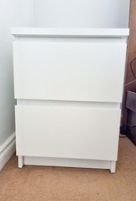 Ikea malm white for sale  LONDON