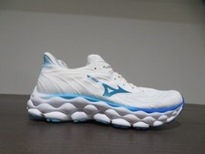 Tênis de corrida Mizuno Wave Sky 8 feminino 8 branco azul academia conforto caminhada comprar usado  Enviando para Brazil
