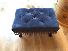 Footstool blue plus for sale  WIRRAL