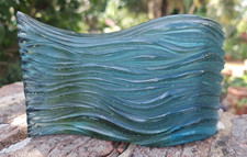 Daum vagues vase for sale  LONDON