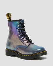 Botas femininas Dr. Martens 1460 Rainbow Ray roxas EUA tamanho 6 comprar usado  Enviando para Brazil