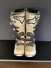 Alpinestars TECH 8 Off Road Dirt Bike ATV Motocross Botas Para Hombre EE. UU. Talla 10 Blanco segunda mano  Embacar hacia Argentina