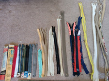 Assorted zips used for sale  PWLLHELI