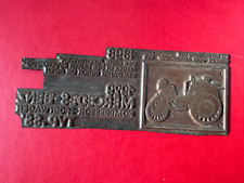 Rare plaque typographique d'occasion  La Rochelle