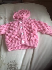 hand knitted baby cardigans for sale  MANSFIELD