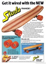 Vintage skateboard skuda for sale  BEAMINSTER