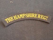 Hampshire regiment cloth for sale  GRIMSBY