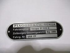 Typenschild plate data gebraucht kaufen  Goch