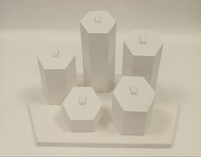Unique hexagonal white for sale  RUGBY