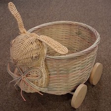 Wicker woven bunny for sale  Decatur