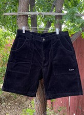 Shorts de veludo vintage anos 90 Ocean Pacific OP preto masculino 34 surf skate Dogtown 9" comprar usado  Enviando para Brazil