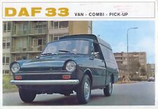 Folheto de vendas original do Reino Unido Daf 33 Van Combi & Pick-up modelos 1967-68 nº EB 5157 comprar usado  Enviando para Brazil