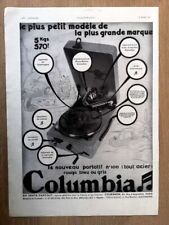 1930 advertisement columbia d'occasion  Expédié en Belgium