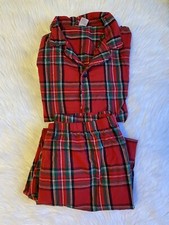 Conjunto de pijama xadrez Gymbroee tamanho adulto XL vermelho 2 peças pijama Pjs, usado comprar usado  Enviando para Brazil