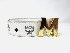 Mcm belt white for sale  Ann Arbor