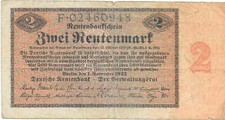 Rentenmark 1923 rentenbanksche gebraucht kaufen  Peiting