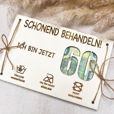 Geldgeschenk karte holz gebraucht kaufen  Bottrop