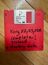 Usado, Disco Korg X2, X3, X3R dados FLOPPY PRÉ-CARREGAR de fábrica completo comprar usado  Enviando para Brazil