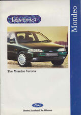 Folheto de vendas original Ford Mondeo Verona 1995, usado comprar usado  Enviando para Brazil