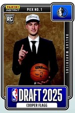 Tarjeta de novato Panini Instantánea Draft Night Cooper Flagg #1 RC 2025-26 - Preventa segunda mano  Embacar hacia Mexico