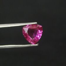Gemas soltas de safira cor rosa trilhão natural certificado 8,0 quilates Y-331 comprar usado  Enviando para Brazil