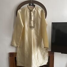 Mens sherwani gold for sale  UK