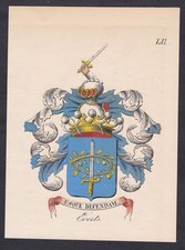 Gravura brasão Everts Blason 1845, usado comprar usado  Enviando para Brazil