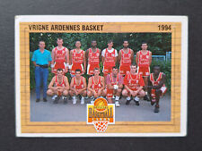 Equipe Vrigne Ardennes Basket 154 Official Basketball Cards 1994 - Panini France comprar usado  Enviando para Brazil