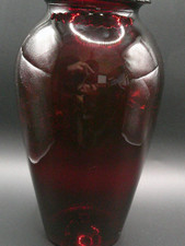 Vtg red vase for sale  Anna