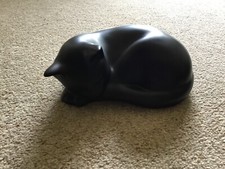 Cat sleeping ceramic for sale  SOLIHULL