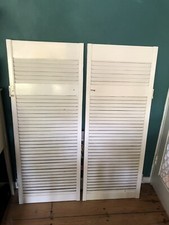 Pair vintage louvre for sale  BRIGHTON