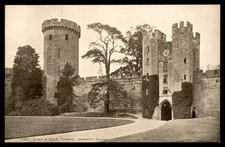 Cartão postal Warwick Castle Towers, Warwick, Inglaterra comprar usado  Enviando para Brazil