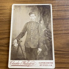 Cabinet card soldier for sale  STOWMARKET