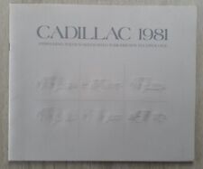 Cadillac range brochure for sale  BOURNE