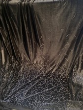 Metres black velour for sale  DOWNHAM MARKET