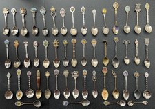 Souvenir spoons cities for sale  CUMNOCK