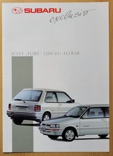 Prospekt subaru justy gebraucht kaufen  Memmingen